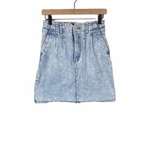 Vintage Acid Wash Denim Skirt Sz 9/10